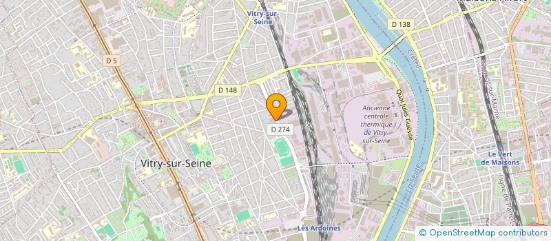 localisation de l'entreprise CGS MOBILITE à VITRY-SUR-SEINE