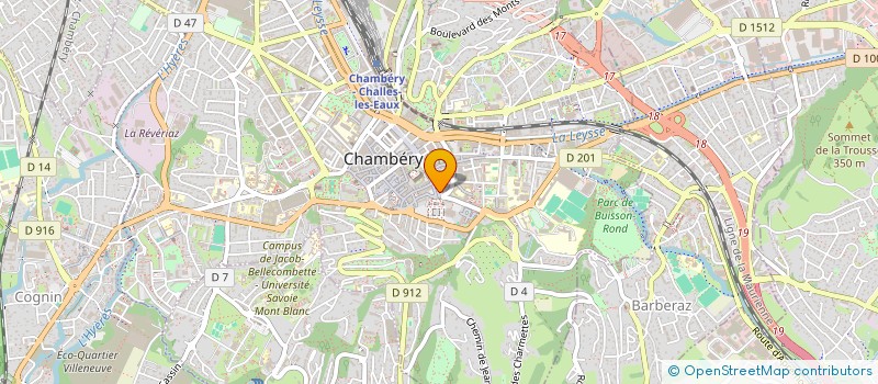 localisation de l'entreprise CGS MUSIQUE à CHAMBERY