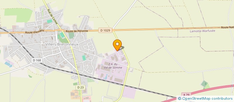localisation de l'entreprise CGS PROPRETE à VILLERS-BRETONNEUX