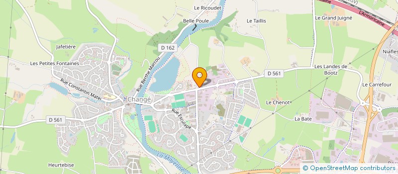 localisation de l'entreprise CGS SERVICES  CHANGE