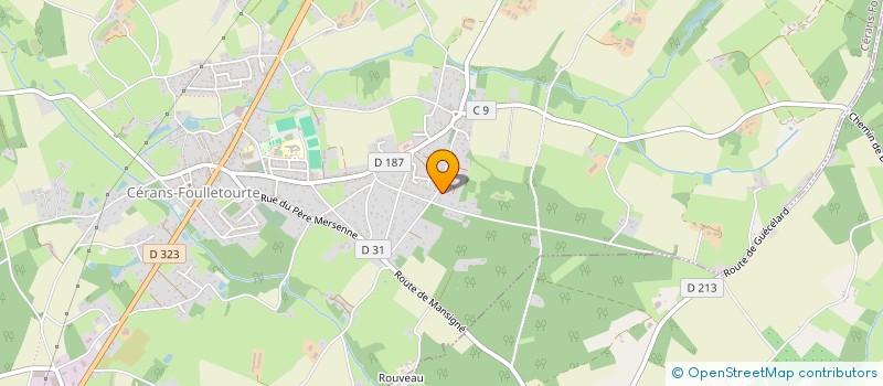localisation de l'entreprise CGSAT 72 à SAINT-SATURNIN