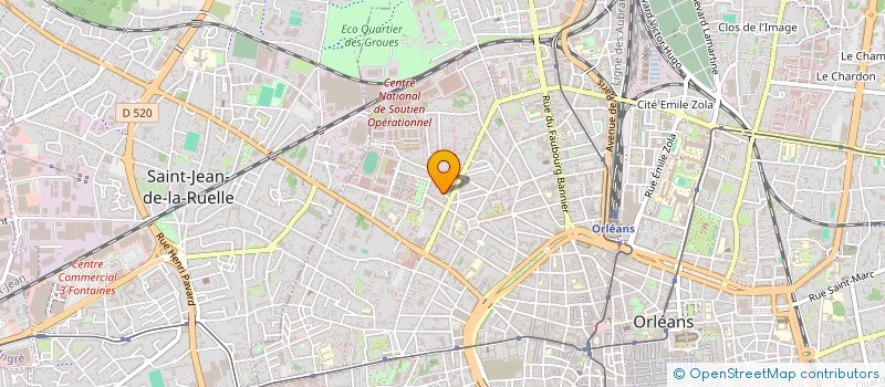 localisation de l'entreprise CGSL IMMO à ORLEANS