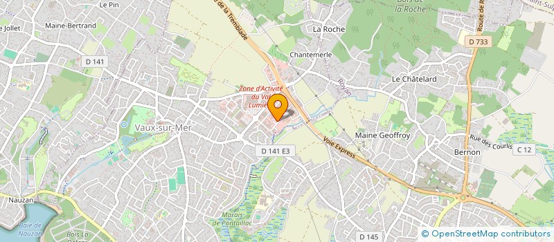 localisation de l'entreprise CGST  VAUX-SUR-MER