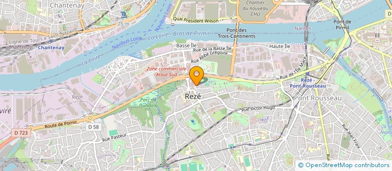 localisation de l'entreprise CGT AEROPORTS GRAND OUEST  SAINT-AIGNAN-GRANDLIEU