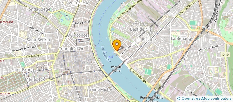 localisation de l'entreprise CGT BPACA  BORDEAUX