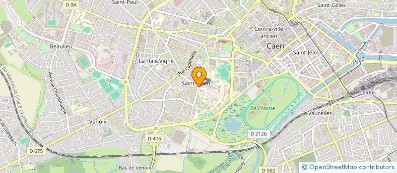 localisation de l'entreprise CGT CHS DE CAEN  CAEN