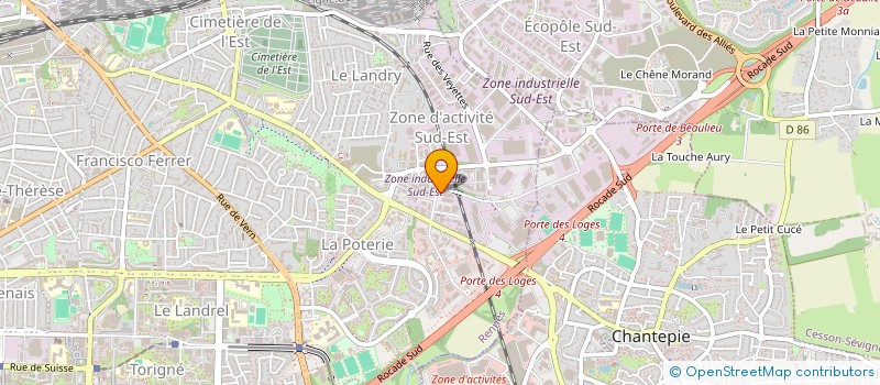 localisation de l'entreprise CGT EDUC ACTION BRETAGNE  RENNES