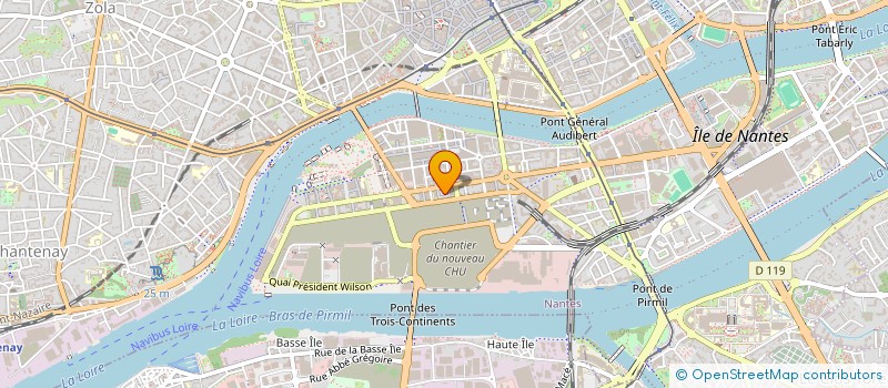 localisation de l'entreprise CGT EDUC'POP'44-ECLAT à NANTES
