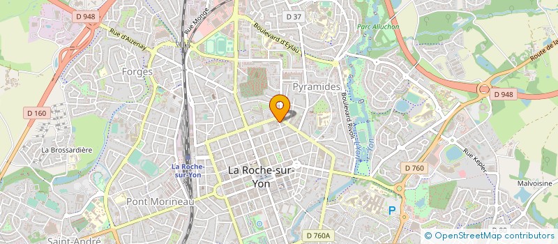 localisation de l'entreprise CGT FAPT 85 à LA ROCHE-SUR-YON