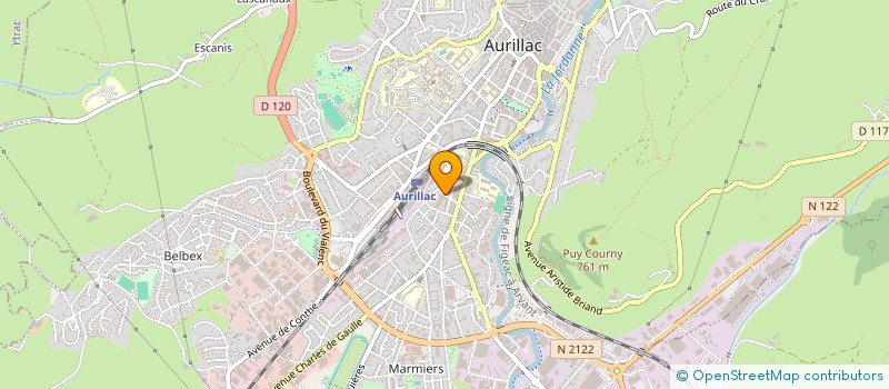 localisation de l'entreprise CGT FAPT DU CANTAL à AURILLAC