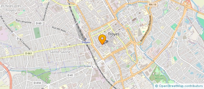localisation de l'entreprise CGT TEXTILE à TROYES