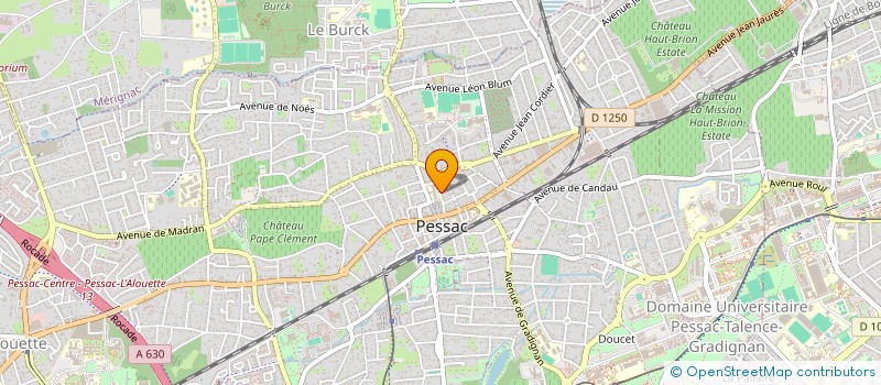 localisation de l'entreprise CGT UNION LOCALE  PESSAC