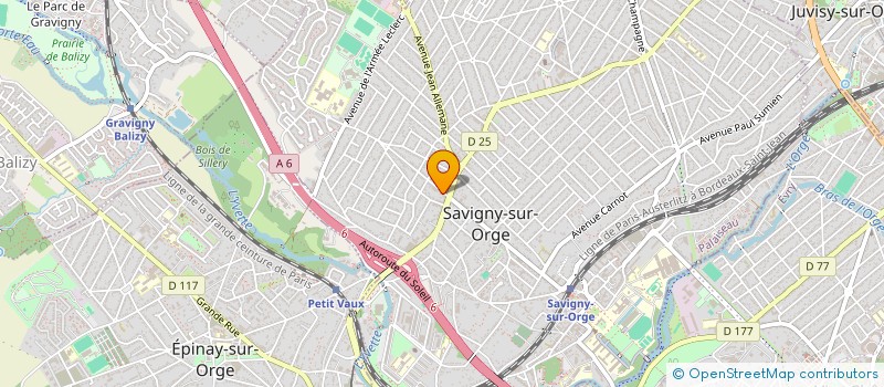 localisation de l'entreprise CGTP à SAVIGNY-SUR-ORGE