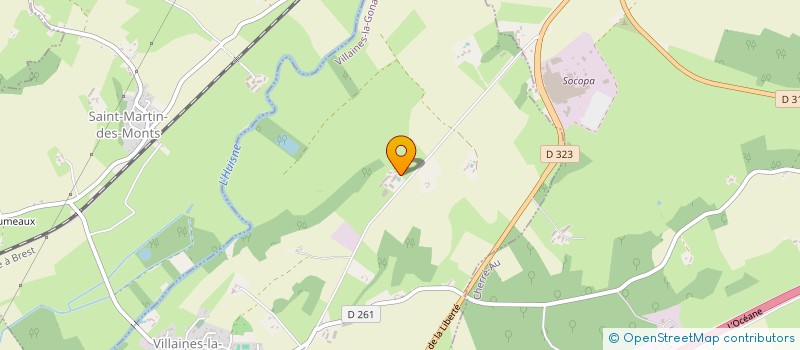 localisation de l'entreprise CGTUFFIER  VILLAINES-LA-GONAIS