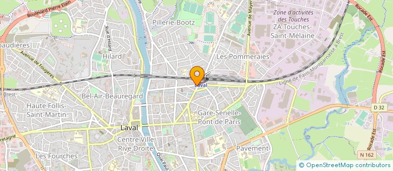 localisation de l'entreprise CGV à LAVAL