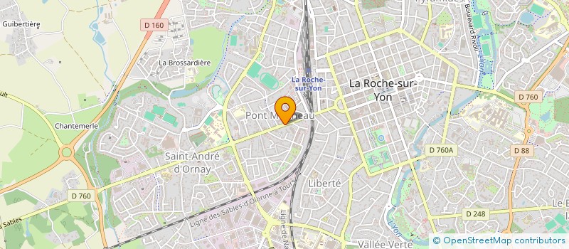 localisation de l'entreprise CGV EXTENSIONS à LA ROCHE-SUR-YON