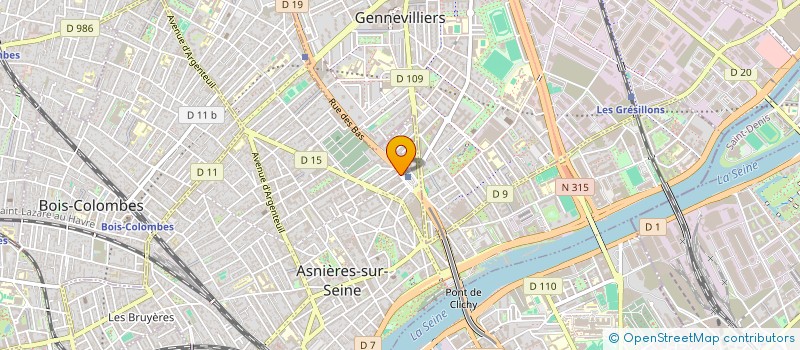 localisation de l'entreprise CGV FRANCE  ASNIERES-SUR-SEINE