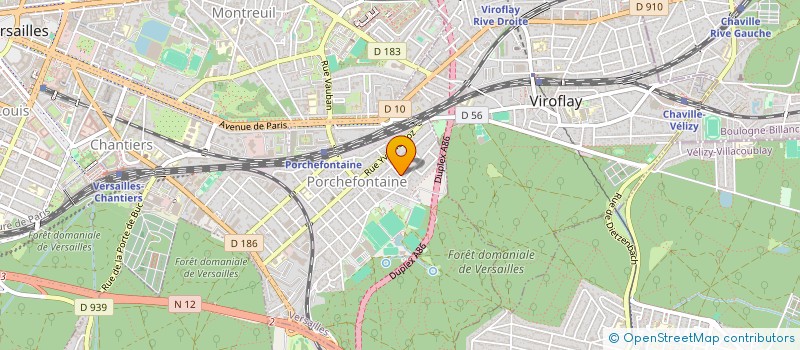 localisation de l'entreprise CGV INVEST'OR à VERSAILLES