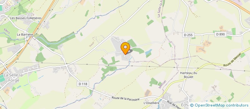 localisation de l'entreprise CGV INVESTISSEMENT à LA SELLE-LA-FORGE