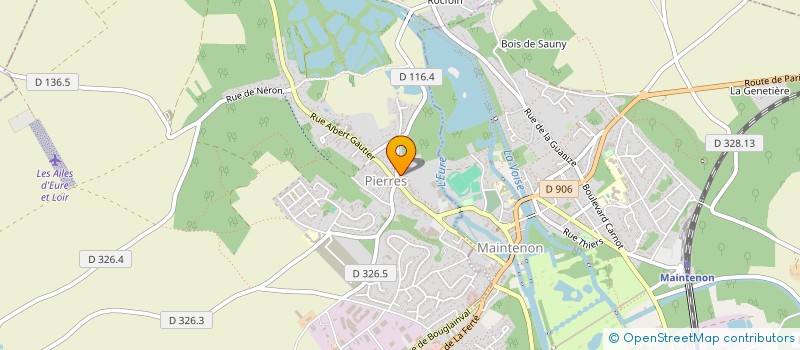 localisation de l'entreprise CGV PIERRES à PIERRES