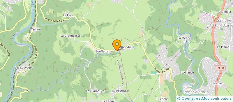 localisation de l'entreprise CGVA  AUREC-SUR-LOIRE