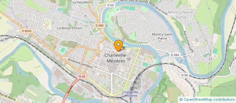 localisation de l'entreprise CGVEN à CHARLEVILLE-MEZIERES