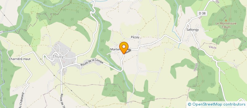 localisation de l'entreprise CGVM  THUSY