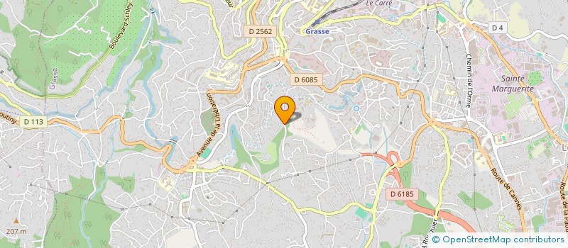 localisation de l'entreprise CGVS TERRASSEMENT à GRASSE