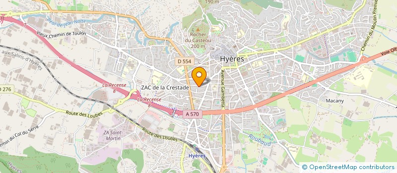 localisation de l'entreprise CGW2000  HYERES