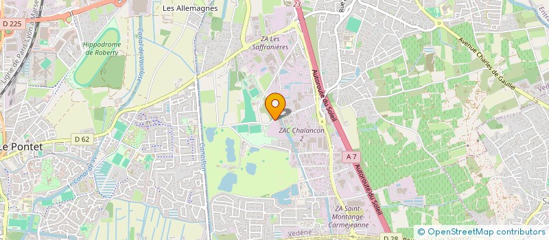 localisation de l'entreprise CGY EVOLUTION  VEDENE