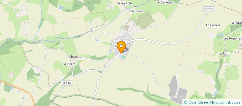 localisation de l'entreprise CH.2.O  VILLAINES-LA-CARELLE