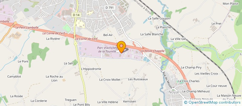 localisation de l'entreprise CH 22  LAMBALLE-ARMOR