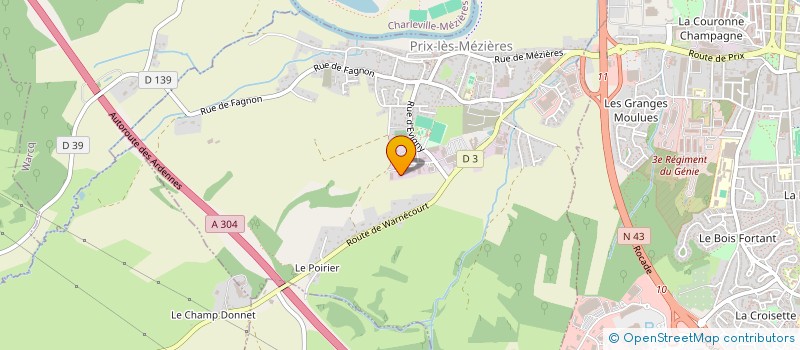 localisation de l'entreprise CH 2A  VIVIER-AU-COURT