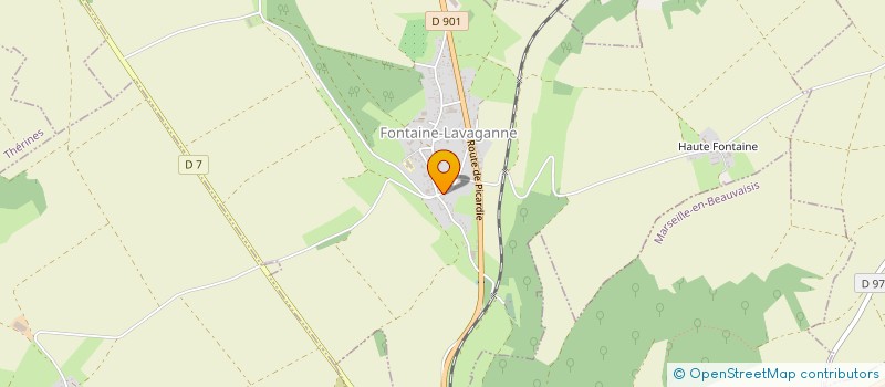 localisation de l'entreprise CH 3 MILLOT  FONTAINE-LAVAGANNE