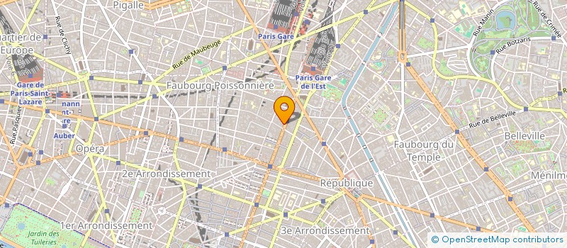 localisation de l'entreprise CH  PARIS