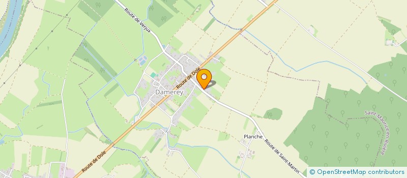 localisation de l'entreprise CH  DAMEREY