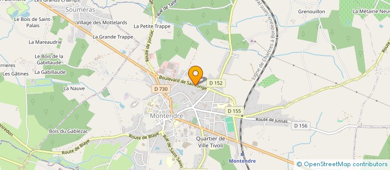 localisation de l'entreprise CH à MONTENDRE