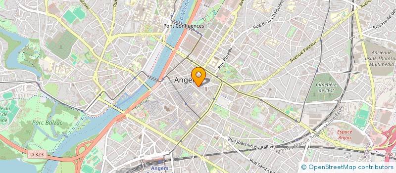 localisation de l'entreprise CH à ANGERS