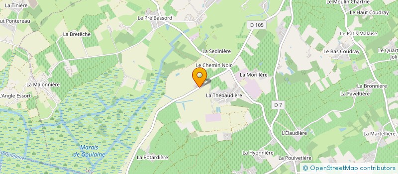 localisation de l'entreprise CH AGENCEMENTS à LE LOROUX-BOTTEREAU