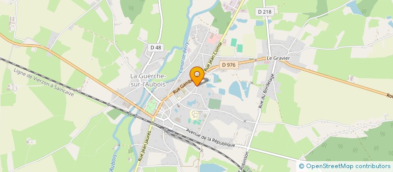 localisation de l'entreprise CH AGENCY  LA GUERCHE-SUR-L'AUBOIS