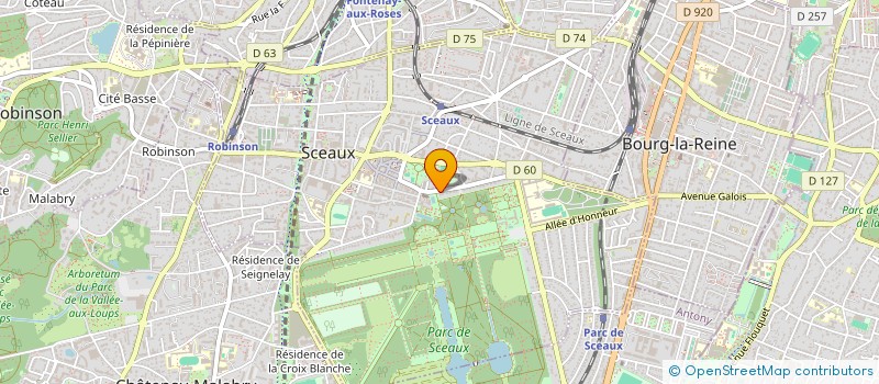 localisation de l'entreprise CH ALQUIER & ASS BUSIN DEVELOP INTER à SCEAUX