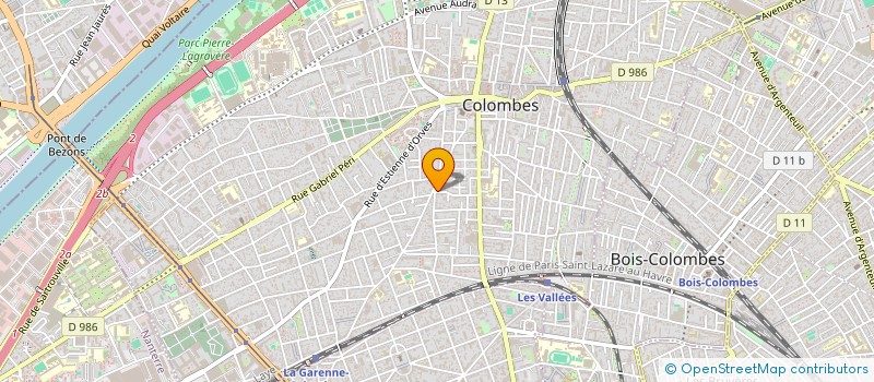 localisation de l'entreprise CH AUDIT à COLOMBES