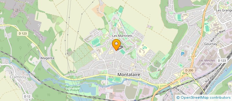 localisation de l'entreprise CH AUTO  MONTATAIRE