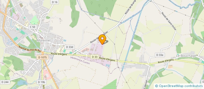 localisation de l'entreprise CH AUTOS  MORESTEL