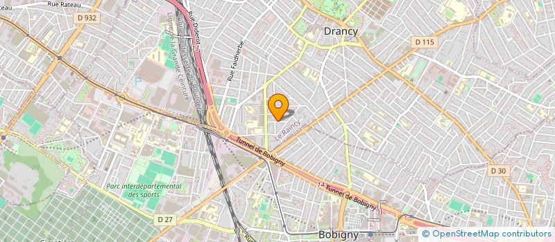 localisation de l'entreprise CH BATIMO à DRANCY