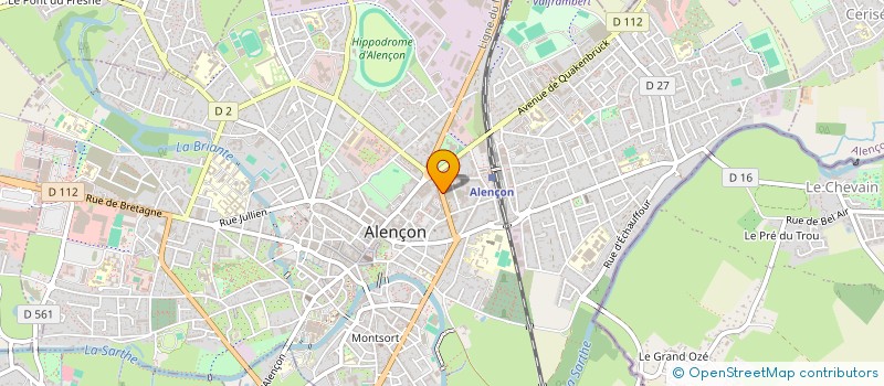 localisation de l'entreprise CH & CO à ALENCON