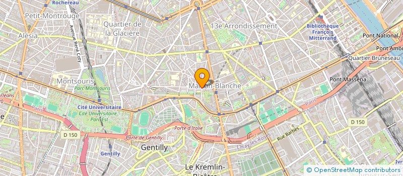 localisation de l'entreprise CH COMMUNICATION  PARIS