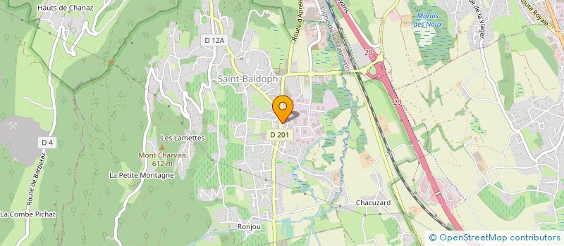 localisation de l'entreprise CH CONCEPT  SAINT-BALDOPH