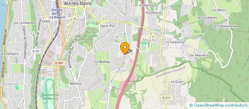 localisation de l'entreprise CH CONCEPT  MOUXY