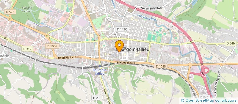 localisation de l'entreprise CH CONCEPT à BOURGOIN-JALLIEU